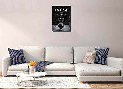 Image of Tallenge - Ikiru - Akira Kurosawa 1952 Japanese Movie Poster - Small Poster(Paper,12 x 17 inches, MultiColour)