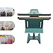 Plastic Heat Sealing Machine With Foot Pedal - 110V 1000W Bag Sealer, 24in Wide, 8mm Seal Width, Adjustable Work Table