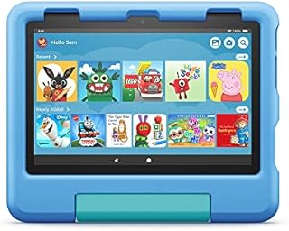 Amazon Kid-Proof Case for Fire HD 8 tablet | Only compatible with 12th-generation tablet (2022 release), Blue