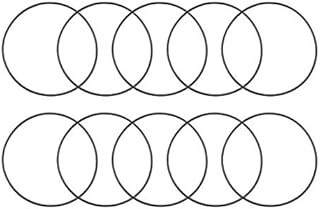 sourcing map Nitrile Rubber O-Rings 75mm OD 72mm ID 1.5mm Width, Metric Nitrile Rubber Sealing Gasket, Pack of 10