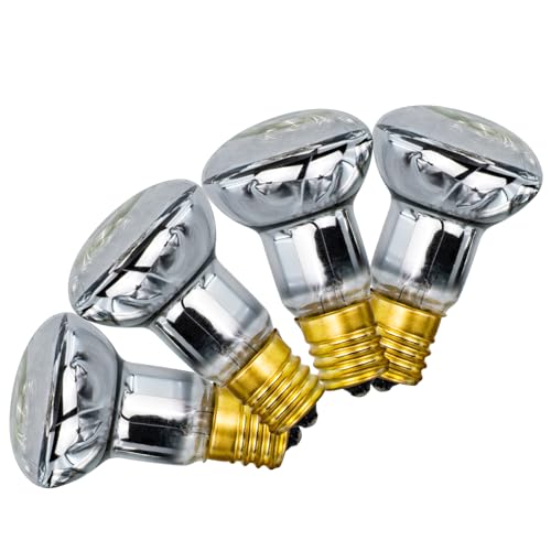 JUAWTYUK 4-Pack 30w Lava Lamp Bulb - Perfect Replacement Bulbs for Lava Lamps, Glitter Lamps, for Bedroom and Office, 120v 30 watt R39 E17 Reflector Bulbs