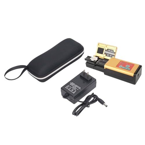 Baxnore Professional Fiber Optic Thermal Stripper High Efficiency 2 Mode 4 Gear Fast Heating Ribbon Cable Stripping Tool for Single and Multi Optical Fibers Durable Aluminum Allo