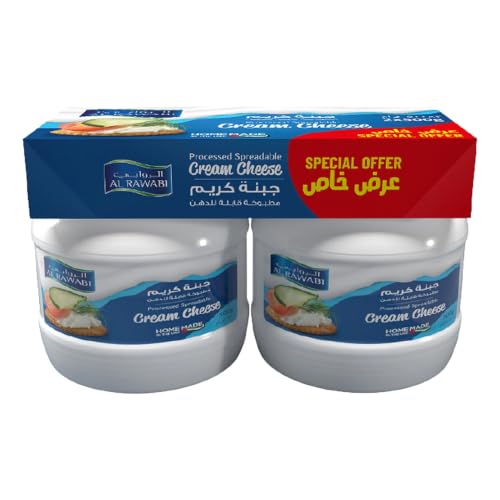 Al Rawabi Cream Cheese Spread 500 g Pack of 2 UAE