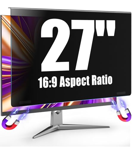 Image of 32 inch & 27 inch Hanging Magnetic Computer Privacy Shield