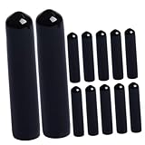 FONDOTIN 12個 ワインボトル用注ぎ口カバー 耐塵保護 製キャップ オイル ビネガー対応 酒瓶用防塵キャップ キッチン用便利アクセサリー