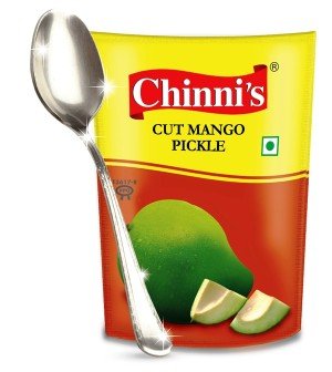Chinni's Cut Mango Pickle 70g/2.4oz - Authentic Indian Style Mango Pickle