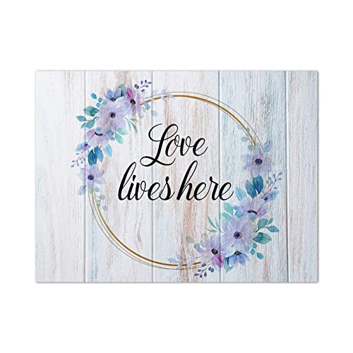 Panneau en bois de qualité avec motif floral rétro pour décoration