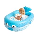 Piscina infantil plegable linda portátil inflable