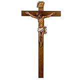 cristo crucificado velazquez descripcion roman exclusivo Crucificados Fontanini Milenio Crucifijo Cuenta con un Cuerpo Pintado a Mano de Cristo en una Cruz de Madera, 8.75-Inch