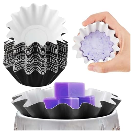 Wax Melt Warmer Liners Reusable Wax Liner Candle Popper Liner Leakproof Wax Tray for Scented Wax Electric Wax Warmers, Plug in Warmers, Candle Warmer (Black, 50)