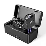 FULAIM F1000 Wireless Lavalier Microphone System with Portable Charging Case, 2.4G Lavalier Lapel Mi