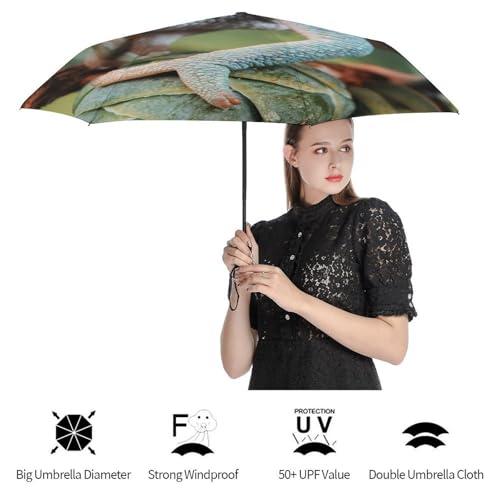 Parapluie pliable caméléon coupe-vent et imperméable haute densité