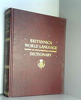 Hardcover Britannica World Language Edition of Funk and Wagnalls Standard Dictionary Volume 1, Part 1 A-P Book