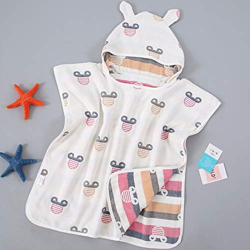 BSSDG Toalla Playa Toallas de baño para bebés Toalla con Capucha par
