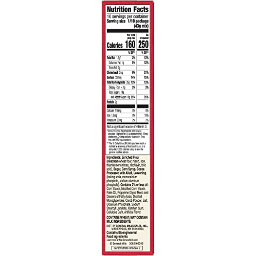 Image of Betty Crocker Supermoist Cake Mix, Milk Chocolate, 15.25-Ounce (Pack of 6)