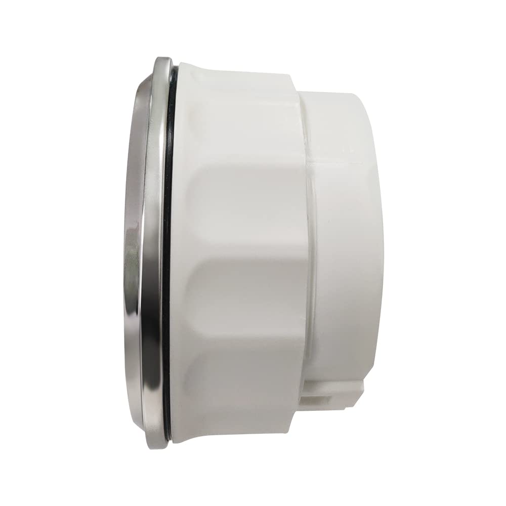 KUS GPS Contachilometri contachilometri calibro 30 nodi per barche 85mm 12V/24V (bianco)