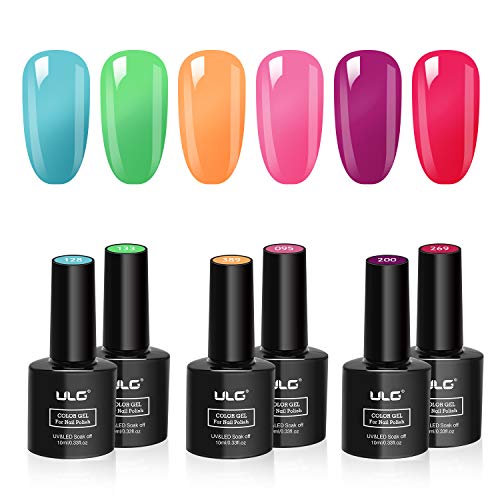 Rainbow Crystal Gel Nail Polish Set 10ml Soak Off UV LED Gel Manicure Starter Home Salon Kit Bright Pink Series Nail Art Box