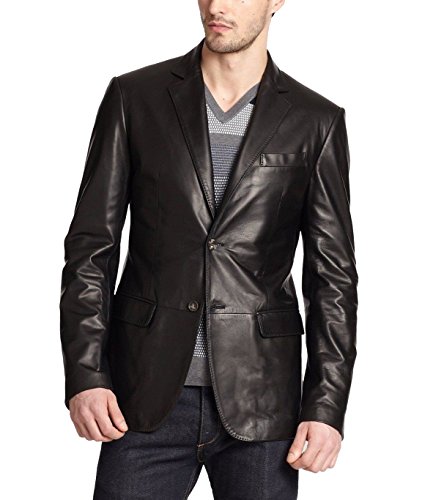 Men's Lambskin Leather Blazer KB006