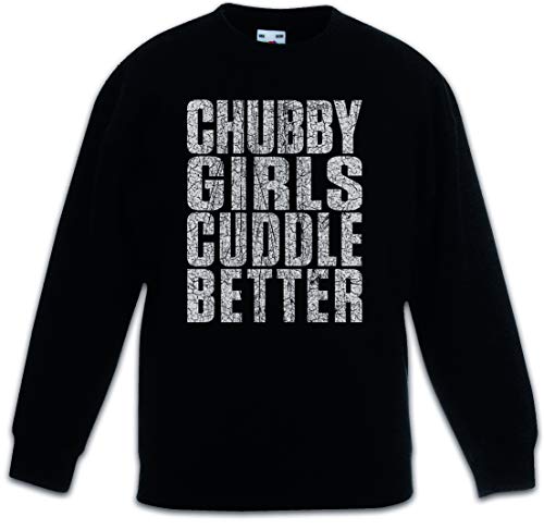 Sweat-shirt enfant noir Urban Backwoods Chubby Girls sweat à capuche alternatif fille garçon