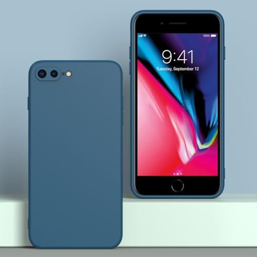 Image of for iPhone 8 Plus Case Dark Blue, Scratch Resistant with Soft Touch, Slim Thin Phone Cover for iPhone 7 Plus 5.5 inch