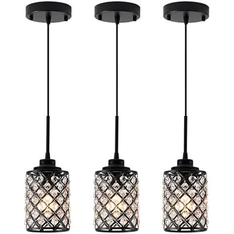 KPIOK 3-Pack Industrial Pendant Lights Cover