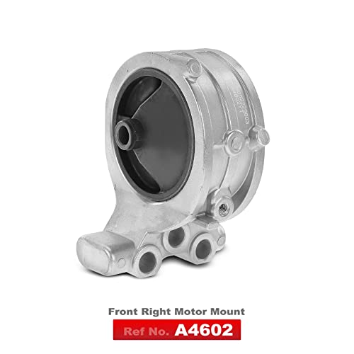 A-Premium Engine Motor And Transmission Mount Kit Compatible With Dodge Stratus & Chrysler Sebring 2001-2005 & Mitsubishi Eclipse 2000-2005, Galant 1999-2003, 4-Pc Set, Replace# B111001310, B11001110 #TOP4