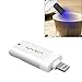 Produktbild 8 Pin Ultraportables keimtötende Lichter Smartphone UV Sanitizer (Schwarz) (Farbe : Weiß)