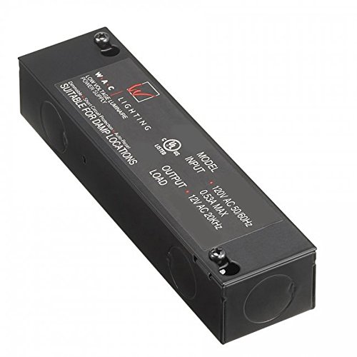 Amazon Crazy 🔥 Deals WAC Lighting EN-24100-RB2 120V Input 24V Output 100W Remote Enclosed Electronic Transformer, Black