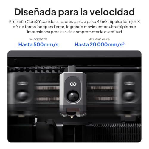 Image of ELEGOO Centauri 2 Combo Multicolor 3D Printer, 500mm /s High-Speed CoreXY with Canvas 4-Color Printing, Auto Leveling, Smart Filament Detection, 350C High Temp Nozzle, 256x256x256mm Build Volume