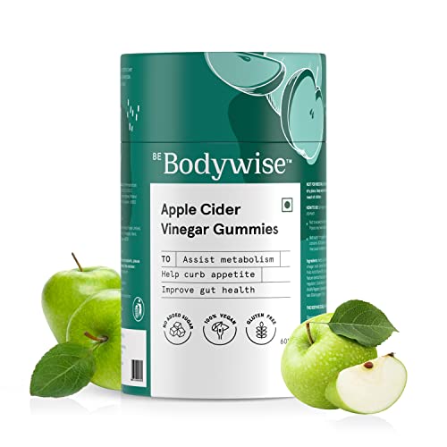 Bodywise Vegan Apple Cider Vinegar Gummies for Women 60 Days Pack