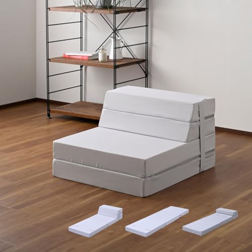 RP(YAMAZEN) \t@[ }bgX Z~VO 10cm  4WAY ܂肽 Q \t@[xbh RpNg CgO[ SSM-60195(LGY)