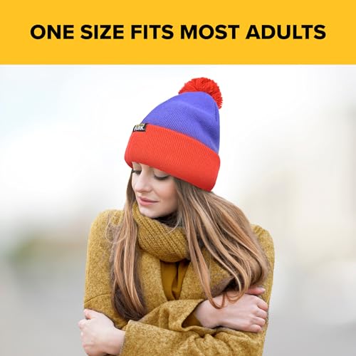 Concept One Men's South Park Character Cosplay Headwear, Stan Marsh, Kyle Broflovski, Eric Cartman, and Kenny McCormick Designs Beanie Hat