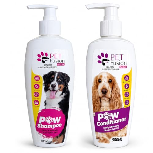 Swish Super Pet Deodorizing Shampoo & Conditioner for Dogs & Cat Best Odor Eliminating for All Dogs & Puppies Sulfate Free pH Balanced