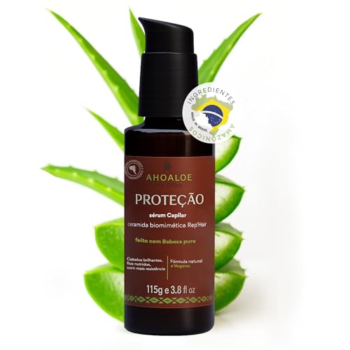 AHOALOE Sérum Capilar Proteção com Aloe Vera - Babosa e Ingredien...