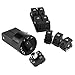 Interruptor de la ventana del espejo de la linterna Aramox, 6pcs Kit de interruptor de control maestro de la ventana del espejo del faro del coche para Audi A4 B6 B7 2002-2008