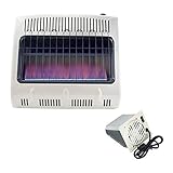Mr. Heater Vent Free Flame 30k BTU Propane Heater (Blue) + Mr. Heater Corporation Vent Free Blower...