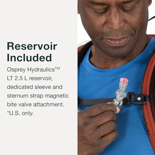 Osprey Manta 34L Men's Hiking Backpack with Hydraulics Reservoir, Oak Leaf Orange3