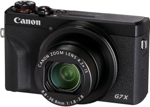 Canon PowerShot G7 X Mark III Digital Compact Camera - Black