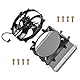 Mabutingti Aluminium Kühler Radiator & Kühlerlüfter passend für Polaris Sportsman 700 800 MV7 2004-2014 1240521 2410413