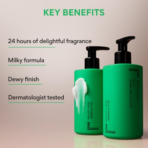 Innisfree Isle Number Body Lotion #002 Warm and Fuzzies (300ml), Korean Beauty 2 41I9kdTC8ML. SL500