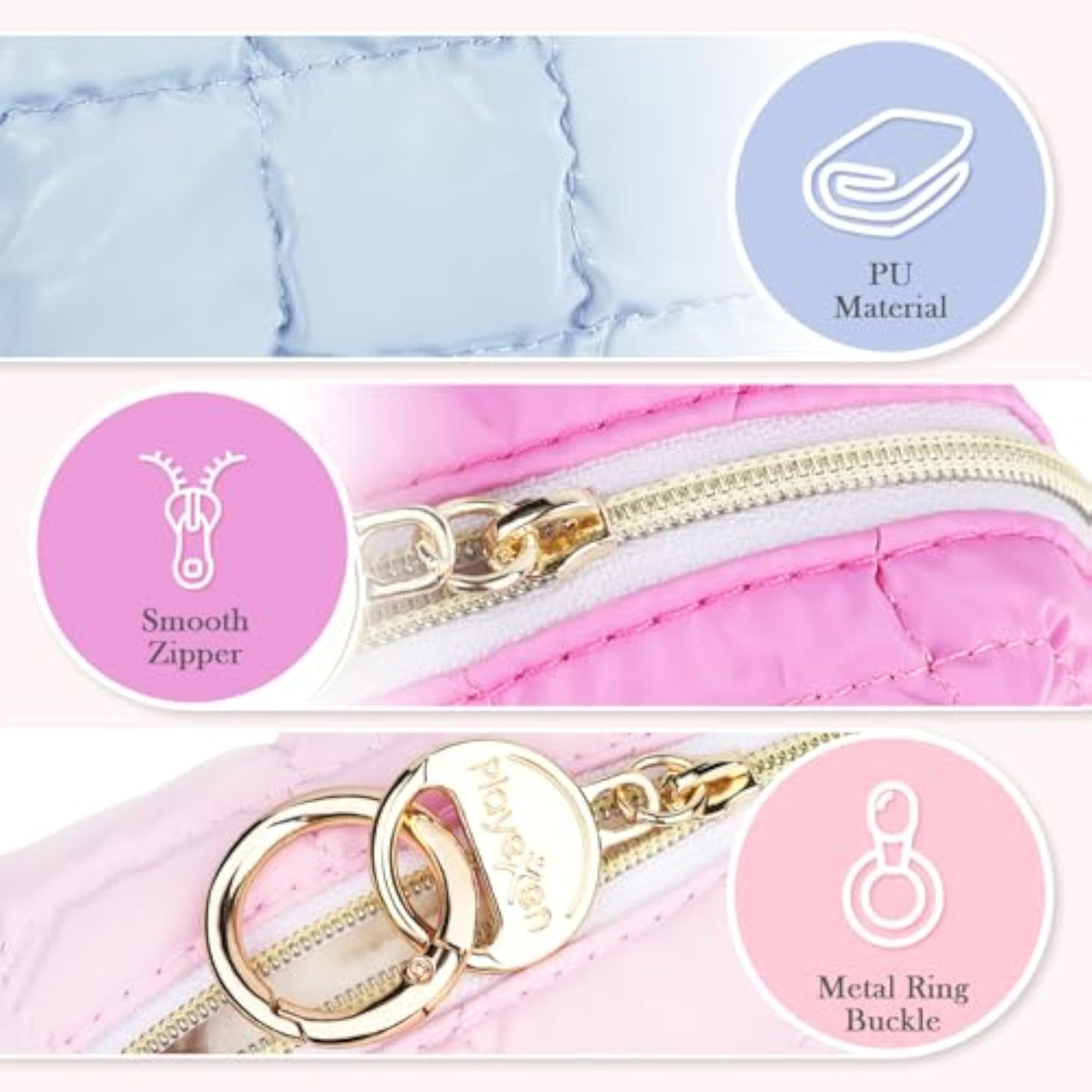 Small Makeup Bags for Purse, Mini Travel Toiletry Pouch