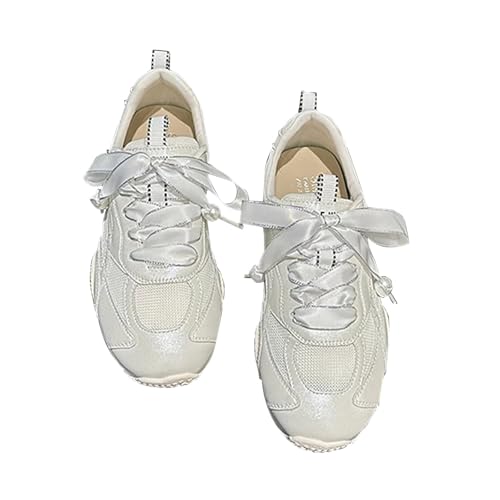 Chaussures femme baskets maille respirante et semelle plate