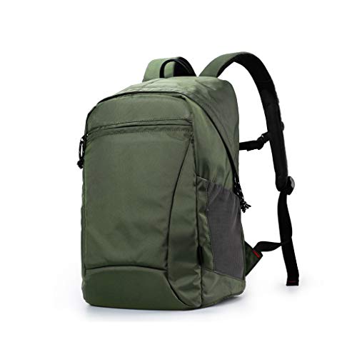 Preisvergleich Produktbild KIMSAI Einfacher Sport-und Freizeitrucksack Computer-Rucksack Großauflader Rucksack Student Tasche Light Outdoor Multifunktionale Männer-Rucksack Travel Paket,ArmyGreen,28 * 17 * 41CM