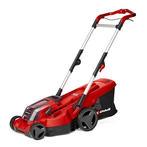 Einhell Akku-Rasenmäher GE-cm 36/37 Li-Solo Power X-Change (36 V, 37 cm Schnittbreite, bis 400 m², 45L Grasfangkorb, 25-75 mm Schnitthöhe, ohne Akku)