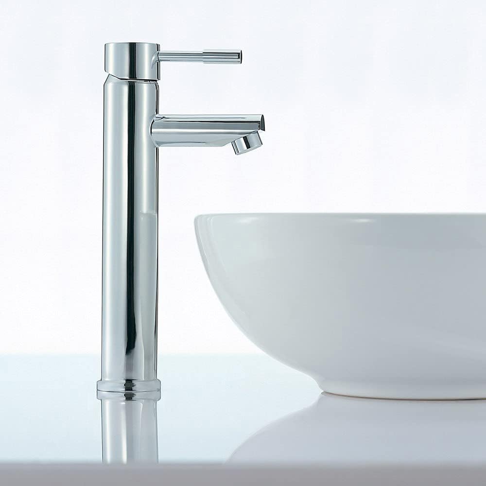 Nes Home Sink Basin Mono Bath Filler Bathroom Shower Mixer Chrome Brass Tap (High Rise Basin Tap)