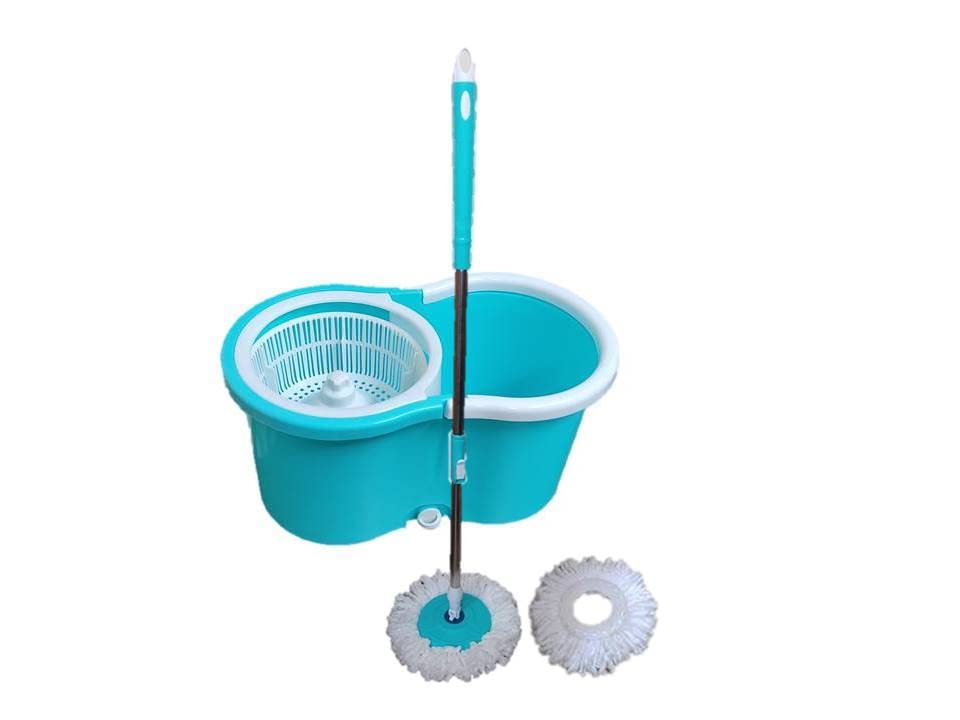 Kitchen Sunray Bucket Mop 360 Degree Spin BM-LKO-UP-147 S S SkyBlue