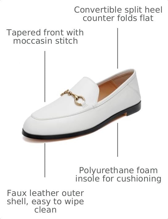 Image of Vertundy Loafers for Women Penny Loafer Comfortable Slip On Dressy Casual Business Work Office Shoes