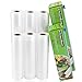 Produktbild KitchenBoss Vakuumrollen mit Cutter-Box, 6 Rollen 28x500cm und 20x500cm Folienrollen BPA-Frei für alle Vakuumierer, stark & reißfest & wiederverwendbar Vakuumbeutel für Sous Vide