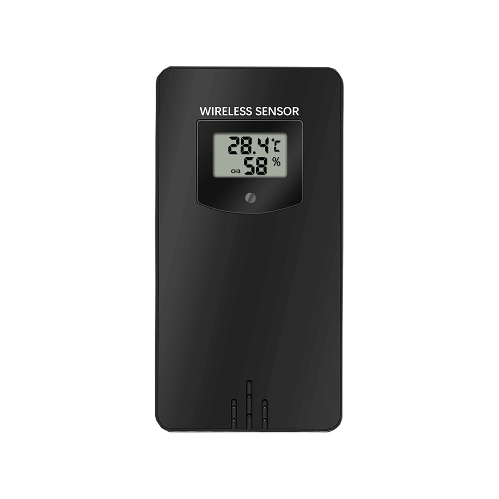 Weather Station Wireless Outdoor Sensor Temperature Humidity Wireless Sensor Accessories Match for 3378 3378A 3352C 3374 3391 3388 3365 3382 Indoor Outdoor Remote Monitoring System