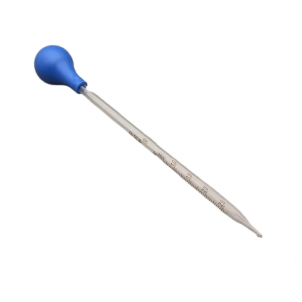 Gotero de vidrio, paquete de 4 pipetas de laboratorio graduadas con cabezal de goma, varios tamaños for transferencia de líquidos de precisión(2ml)
